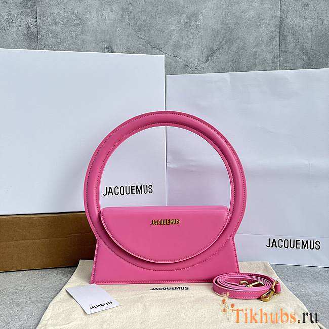 Jacquemus Le sac Rond Pink 25x13x6cm - 1