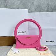 Jacquemus Le sac Rond Pink 25x13x6cm - 1