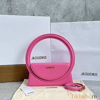 Jacquemus Le sac Rond Pink 25x13x6cm