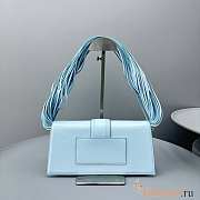 Jacquemus Le Bambino long Ficiu Strand Strap Light Blue 26x14cm - 3