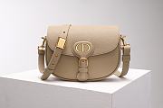 Dior Medium Bobby Bag Beige Grained Calfskin 22 x 17 x 6 cm - 1