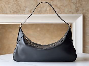 Celine Medium Romy Supple Calfskin Black 34 x 16 x 5 cm