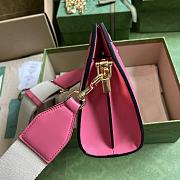 Gucci GG Matelasse Small Bag Pink 26x17.5x8cm - 6