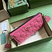 Gucci GG Matelasse Small Bag Pink 26x17.5x8cm - 4