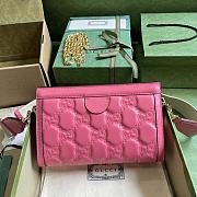 Gucci GG Matelasse Small Bag Pink 26x17.5x8cm - 2