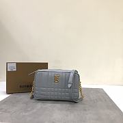 Burberry Small Lola Camera Bag Grey 24 x 6 x 15 cm - 1