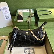 Gucci GG Matelasse Handbag Black 25x15x8cm - 1