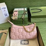 Gucci GG Matelasse Handbag Light Pink 25x15x8cm - 2