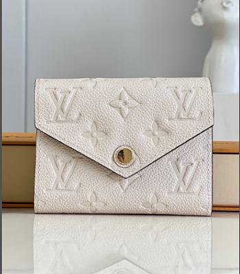 Louis Vuitton LV Victorine Wallet Cream 12 x 9.5 x 1.5 cm