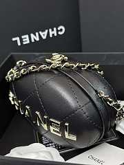 Chanel Clutch With Chain Lambskin Black 8.5x12x6cm - 3