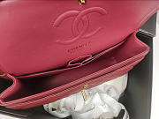 Chanel Flap Bag Caviar in Wine Red 25cm with Gold Hardware - 2