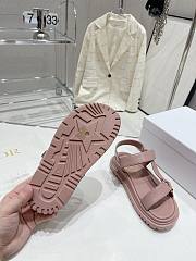 Dior D-Wave Sandal Powder Pink Lambskin  - 3