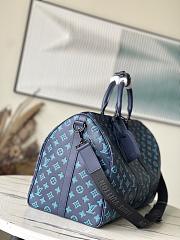 Louis Vuitton LV Keepall Bandoulière 50 Navy River Blue 50 x 29 x 23 cm - 3