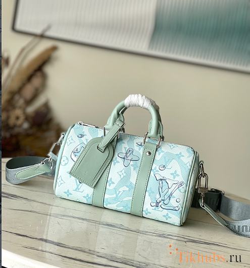 Louis Vuitton LV Keepall Bandoulière 25 Crystal Blue 25 x 15 x 11 cm - 1