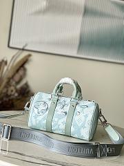 Louis Vuitton LV Keepall Bandoulière 25 Crystal Blue 25 x 15 x 11 cm - 3