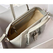 Givenchy Antigona Lock Mini Tote Gray 23x27x13cm - 5