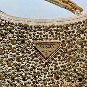 Prada Cleo Satin Bag With Crystals 22x18.5x4.5cm - 2