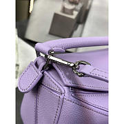 Loewe Purple Puzzle Mini Shoulder Bag 18x12x8cm - 3