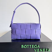 Bottega Veneta Brick Cassette Purple 28x14x10cm - 1