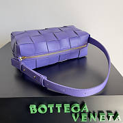 Bottega Veneta Brick Cassette Purple 28x14x10cm - 3