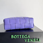 Bottega Veneta Brick Cassette Purple 28x14x10cm - 4