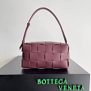 Bottega Veneta Brick Cassette Red Wine 28x14x10cm - 1