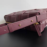 Bottega Veneta Brick Cassette Red Wine 28x14x10cm - 4