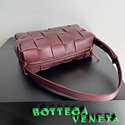 Bottega Veneta Brick Cassette Red Wine 28x14x10cm - 5