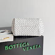 Bottega Veneta Mini Cabat White 20x15x12cm - 2