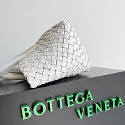 Bottega Veneta Mini Cabat White 20x15x12cm - 5