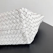 Bottega Veneta Mini Cabat White 20x15x12cm - 4