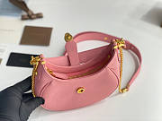 BVLGARI Serpenti Ellipse Crossbody Bag Pink 19.5x20x4.5cm - 4