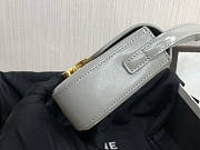 Celine Triomphe Shoulder Bag Gray 20x10x4cm - 5