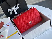 Chanel Flap Bag Caviar in Red 25cm with Silver Hardware 1112 - 1