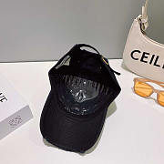 Balenciaga Black Political Campaign Distressed Cap - 2