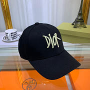 Dior Logo Print Baseball Hat - 1