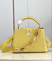 Louis Vuitton LV Capucines Light Yellow BB 27 x 18 x 9 cm - 1