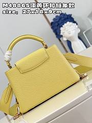 Louis Vuitton LV Capucines Light Yellow BB 27 x 18 x 9 cm - 3