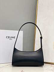 Celine Shoulder Bag Cuir Triomphe Smooth Calfskin Black 24x13x5cm - 3