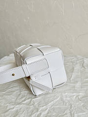 Bottega Veneta Small Brick Cassette White 23.5x10x10cm - 5