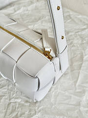 Bottega Veneta Small Brick Cassette White 23.5x10x10cm - 2