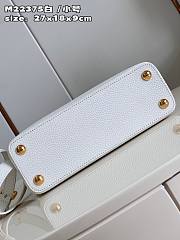 Louis Vuitton LV Capucines BB White 27 x 18 x 9 cm - 2