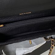 Chanel WOC Caviar Black Gold 19cm - 4