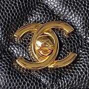 Chanel WOC Caviar Black Gold 19cm - 2