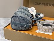 Louis Vuitton LV Keepall Bandoulière 25 Denim Canvas 25 x 15 x 11 cm - 5