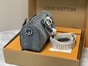 Louis Vuitton LV Keepall Bandoulière 25 Denim Canvas 25 x 15 x 11 cm - 4