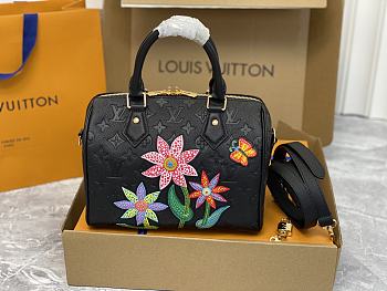 Louis Vuitton LV x YK Speedy Bandoulière 25 Black 25 x 19 x 15 cm