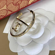 Chanel Hoop Earring Gold - 3