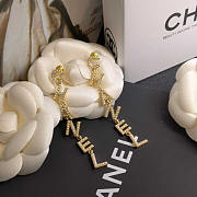 Chanel Logo Drop Earring - 1