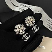 Chanel CC Crystal Earrings - 1